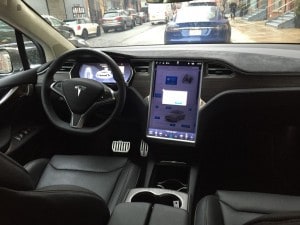 Test Tesla Model X Interieur