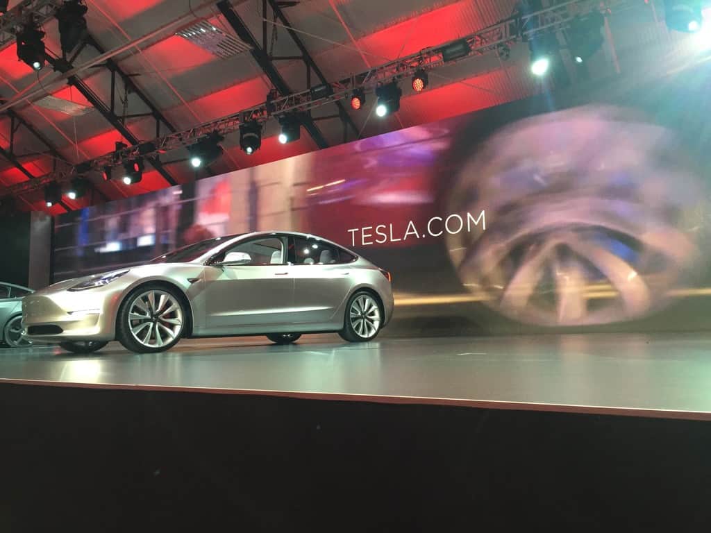 Präsentation Tesla Model 3