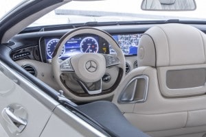 Mercedes S500 Cabriolet Innenraum