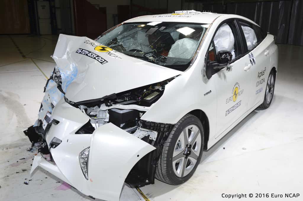 Euro-NCAP-Crashtest Toyota Prius