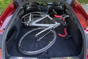 Mercedes GLC Coupé Kofferraum: genug Platz für mindestens ein Bike