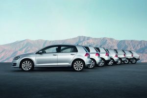 VW Golf - Generation eins bis sieben