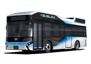 Toyota FC Bus mit Brennstoffzellenantrieb