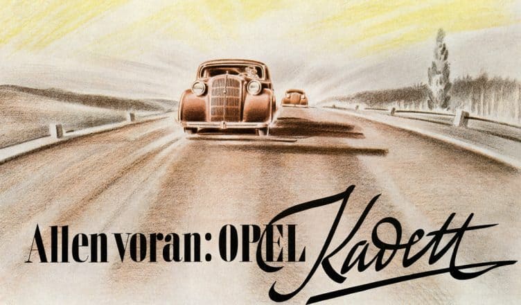 Vorreiter: Weit voran war Opel Mitte der 1930er-Jahre vor allem mit der damals höchst innovativen selbsttragenden Ganzstahlkarosserie