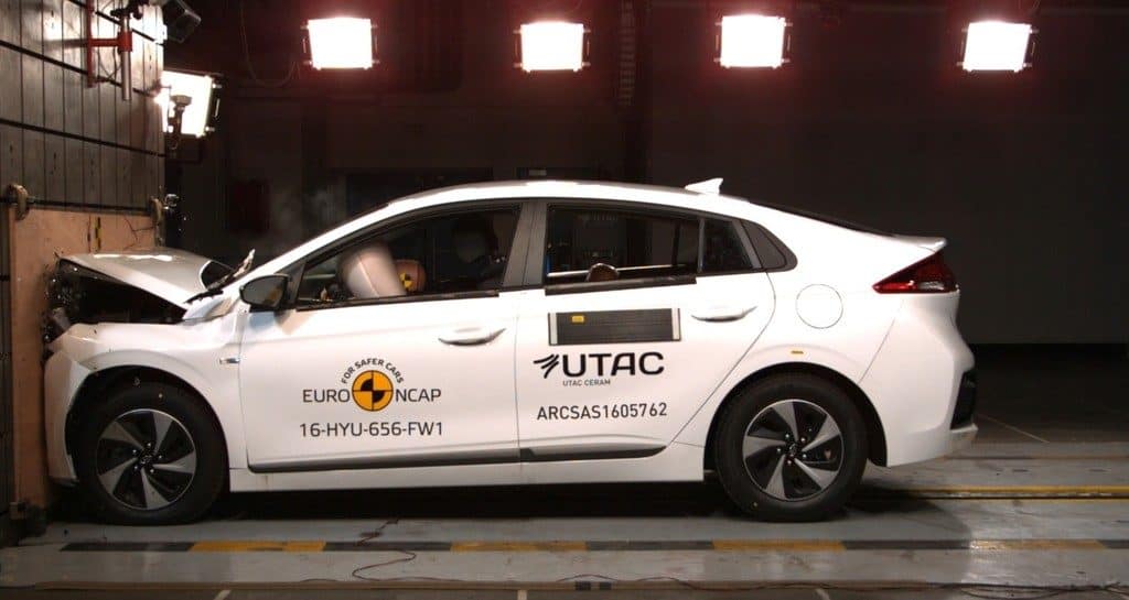 Hyundai Ioniq im Euro-NCAP-Crashtest
