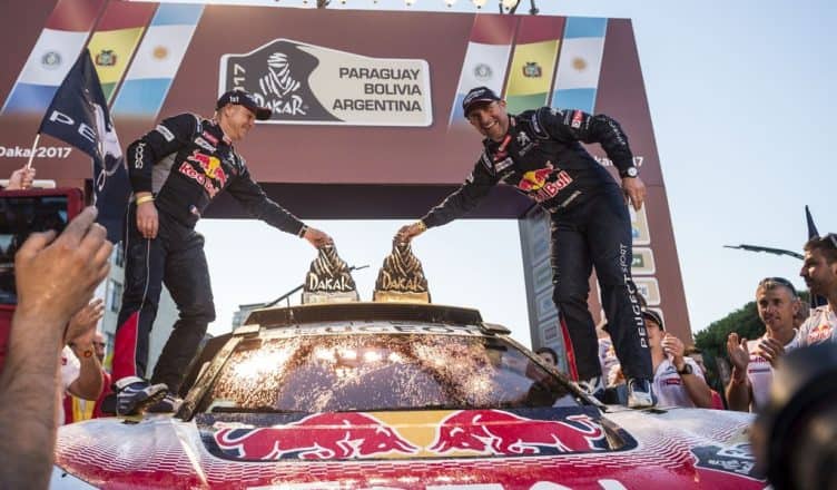 Stéphane Peterhansel und Jean-Paul Cottret gewannen die Dakar 2017