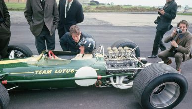 Eine Ikone unter den Rennmotoren: Vor 50 Jahren revolutionierte der Ford Cosworth DFV die Formel 1 (Graham Hill im Lotus, 1967)