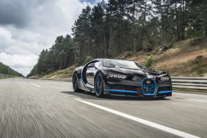 Weltrekord: Ein Bugatti Chiron ist in 42 Sekunden von null auf 400 km/h und wieder zum Stillstand gekommen