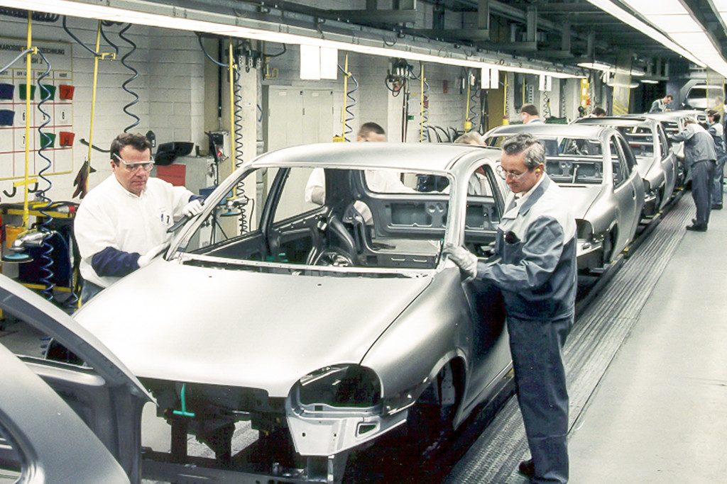 Opel-Werk Eisenach: Produktion des Opel Corsa