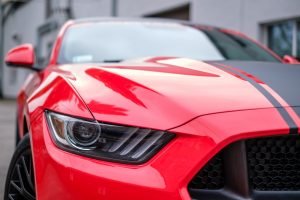 Ford Mustang red